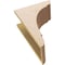 Ekena Millwork 7"W x 14"D x 21"H Classic Olympic Rough Cedar Woodgrain TimberThane Corbel, Primed Tan CORUR07X14X21OLYRCPR - alternate 3